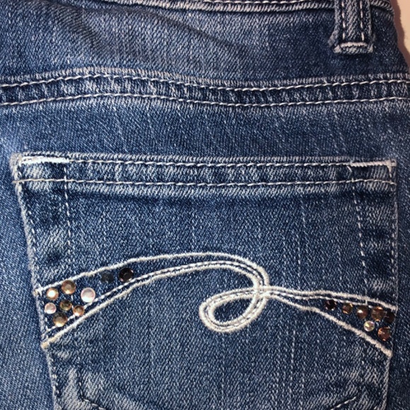 Justice Premium Girls Denim Jeans with Bedazzling - Picture 7 of 8